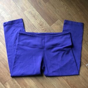 Lululemon purple crop pants